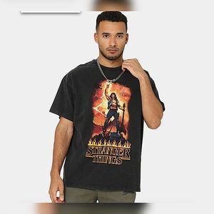 Stranger Things Metal Vintage T-Shirt Eddie Munson Limited Edition